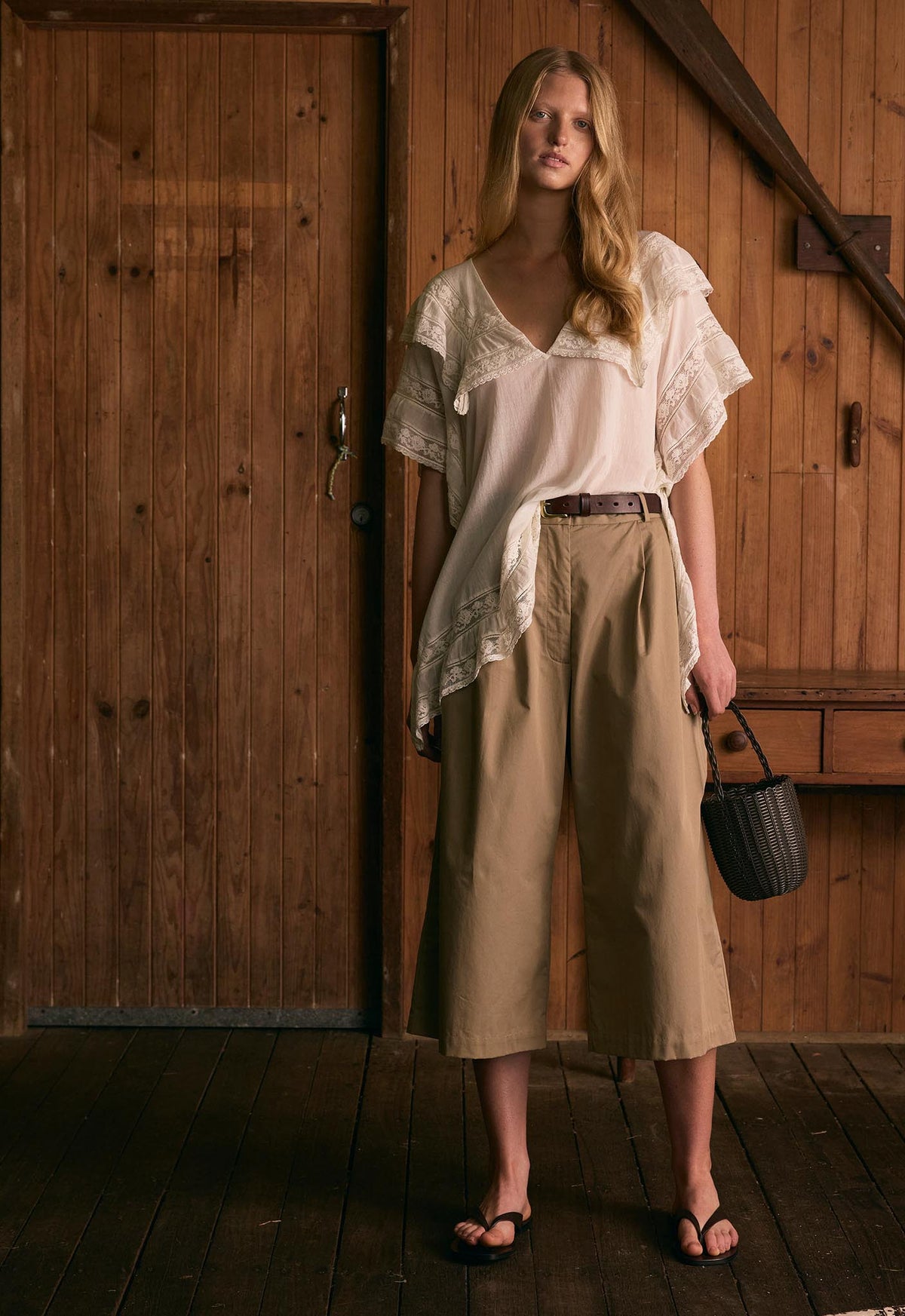 Birdie Top - Antique White
