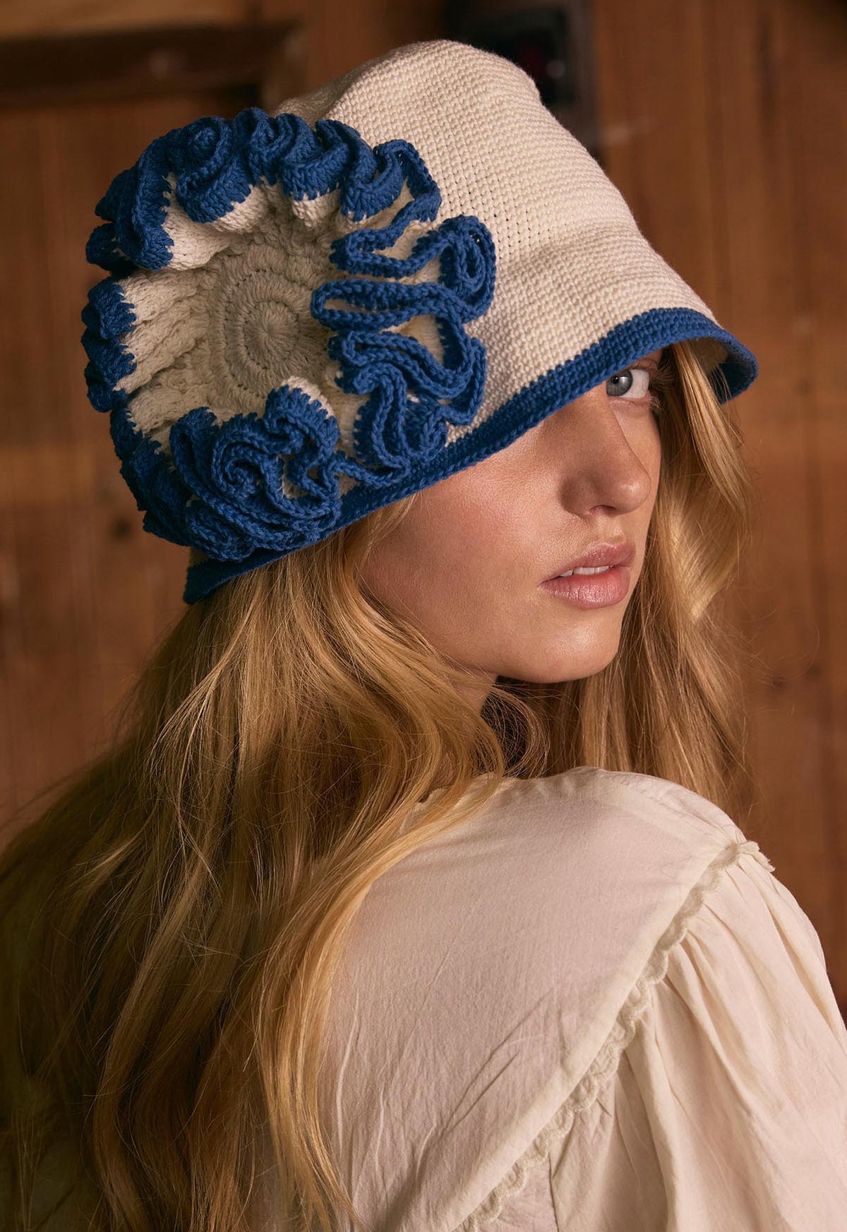 Lovermine Cloche Hat - Nautical