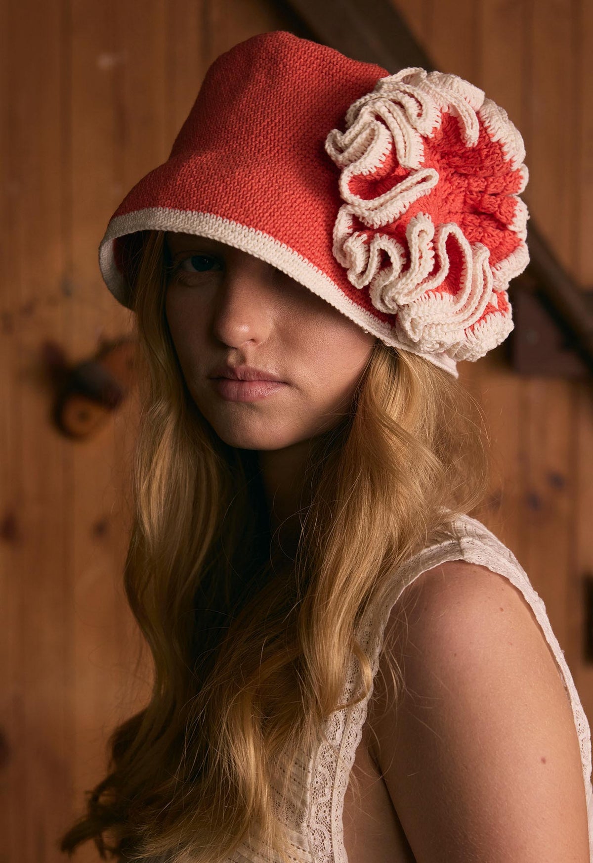 Lovermine Cloche Hat - Watermelon