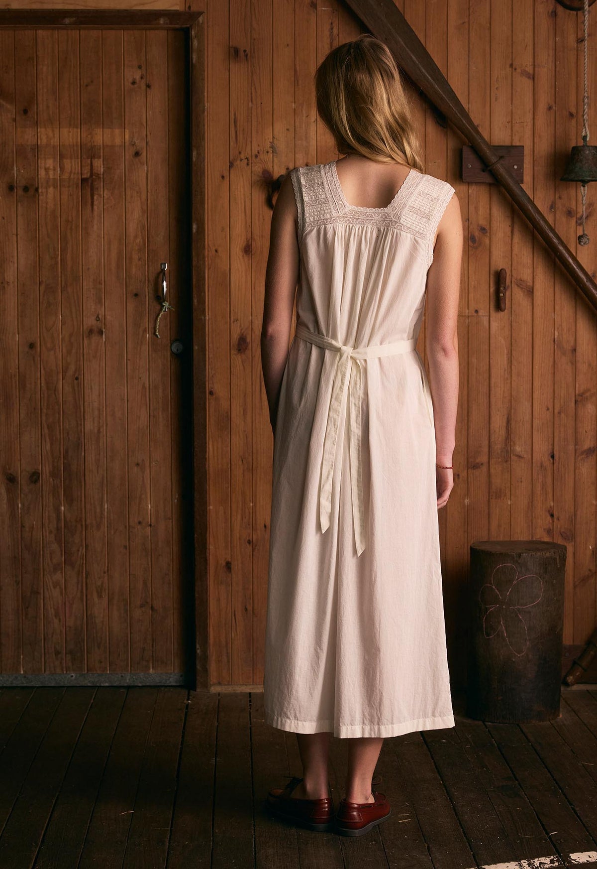 Mattie Dress - Antique White